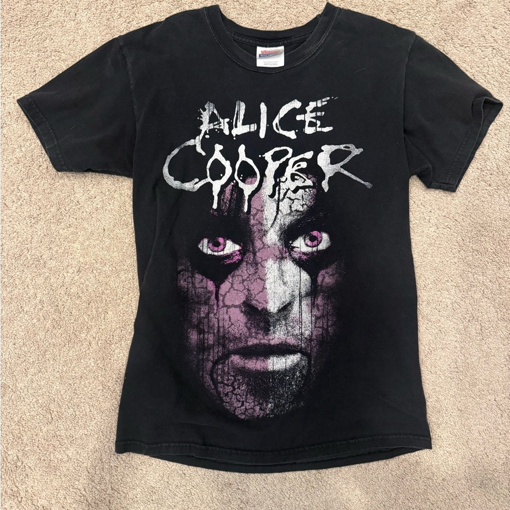 Alice Cooper psycho drama vintage concert tee 2008